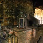 Laterne Windlicht für Kerze vor der Reparatur