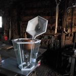 historische Straßenlaterne - Deckel